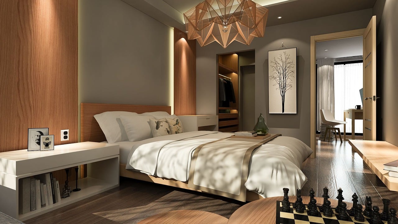 Bedroom before cleaning, sample 4